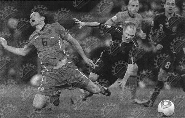 Andrés Iniesta - jugada